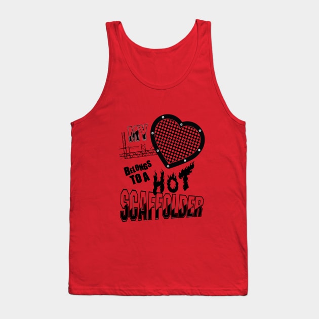 Hot Scaffolder Tank Top by Scaffoldmob